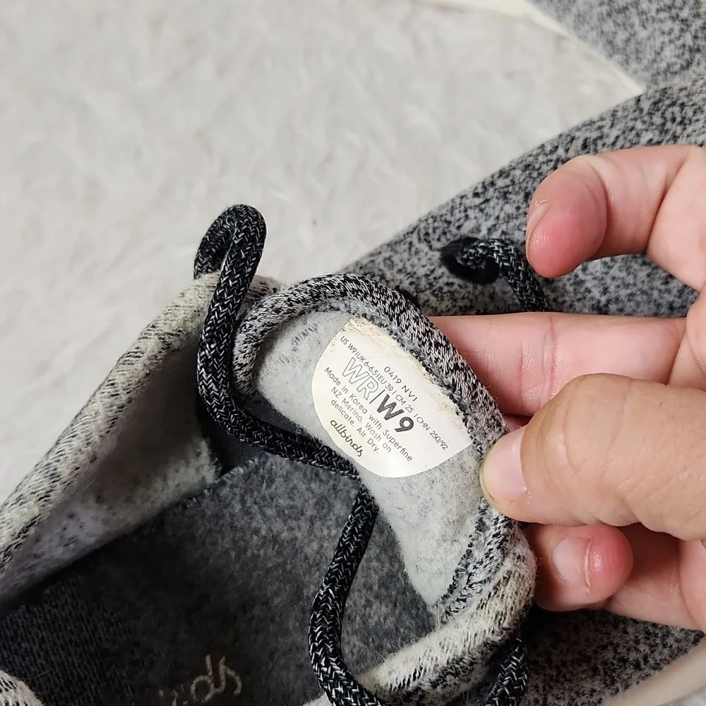Allbirds wool runners gray sneakers tennis shoes women's 9 - Picture 7 of 7